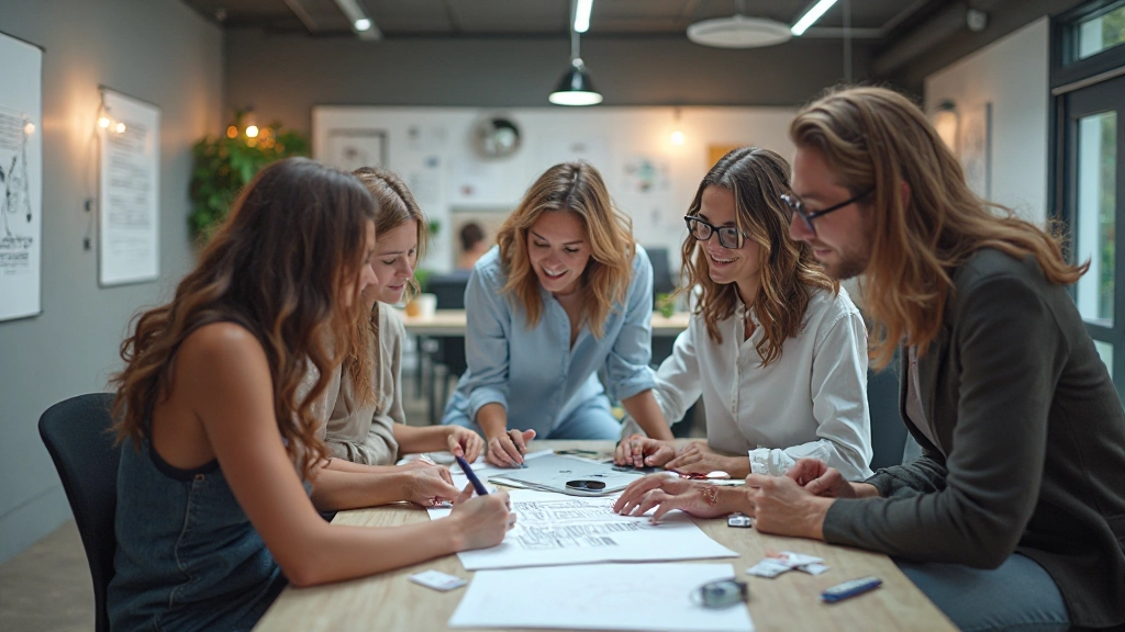 Team in design sprint workshop sessie